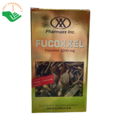Hỗ trợ nâng cao sức đề kháng, hạn chế quá trình oxy hóa Fucoxxel (Hộp 30 viên)
