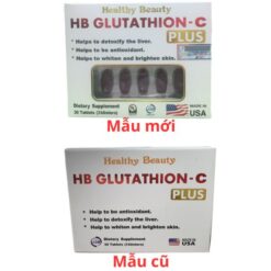 Hỗ trợ ngăn lão hóa da Healthy Beauty HB Glutathion- C Plus