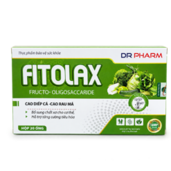 Dr Pharma Fitolax bổ sung chất xơ hỗ trợ tiêu hóa ( Hộp 20 ống)