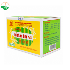 Hoàn bổ thận âm TW3 giúp bổ thận và nhuận phế sinh tân dịch (Hộp 10 túi x 50g)