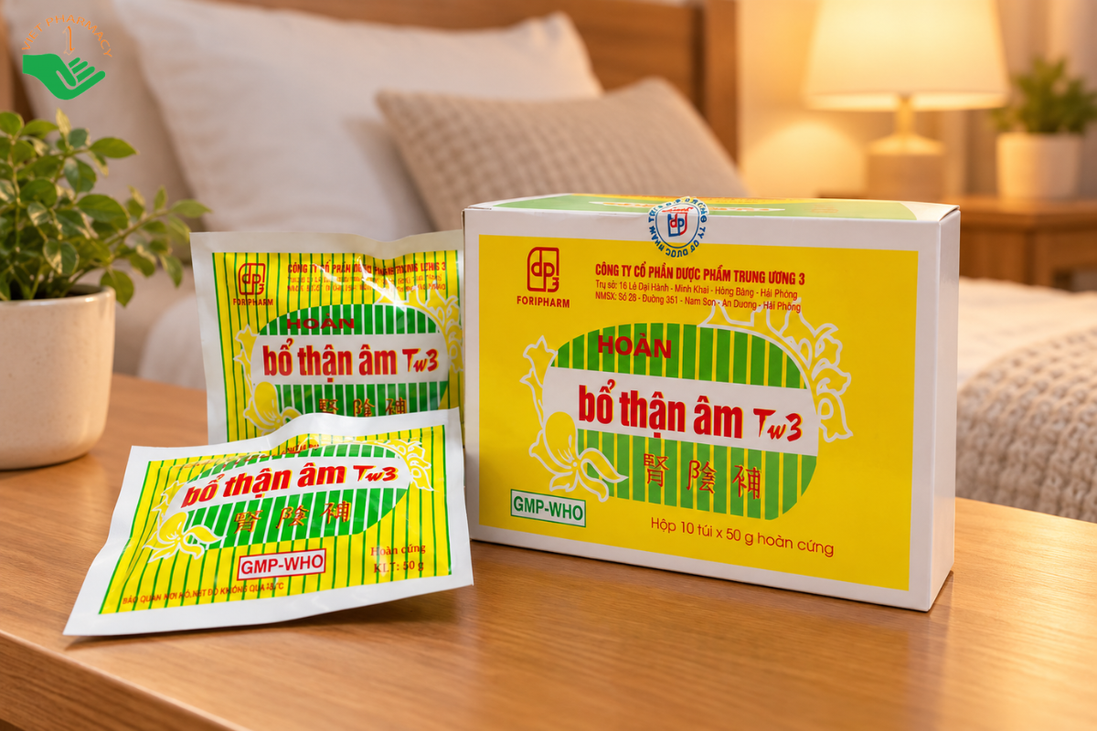 Bổ thận âm TW3 giúp bổ thận và nhuận phế sinh tân dịch (Hộp 10 túi x 50g)