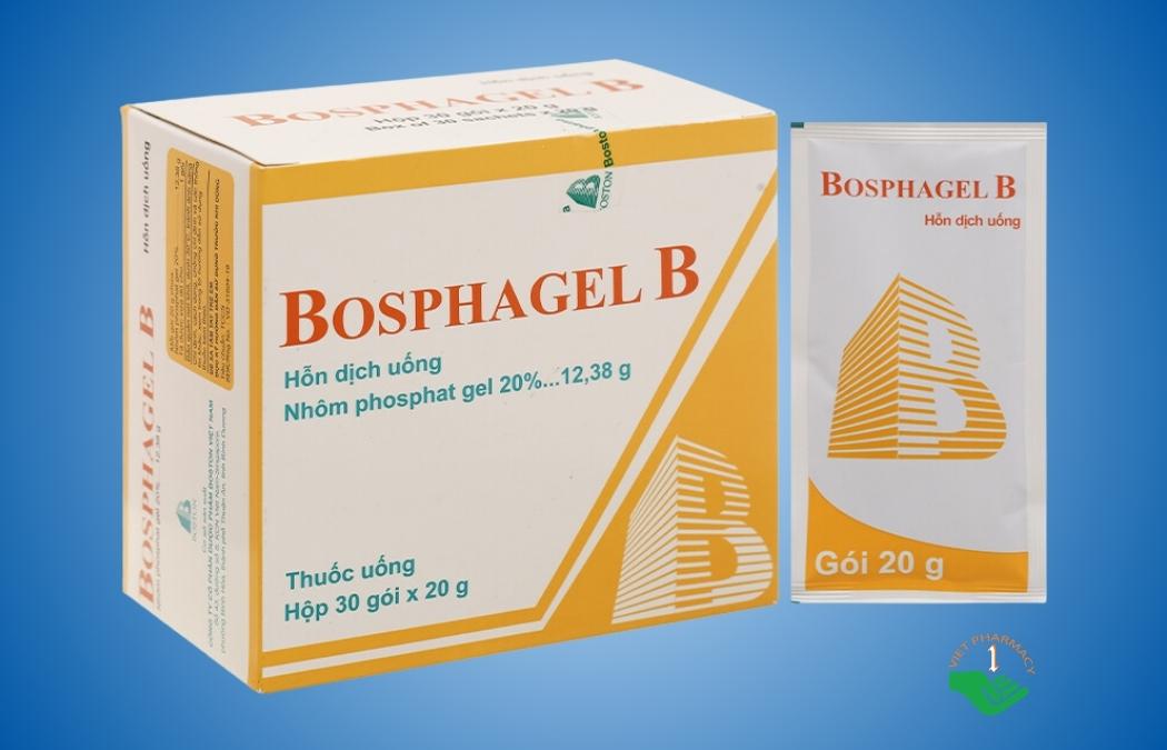 Hỗn dịch uống Bosphagel B 20% trị đau dạ dày