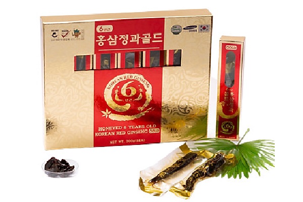 Hồng sâm Hàn Quốc 6 năm tuổi tẩm mật ong
