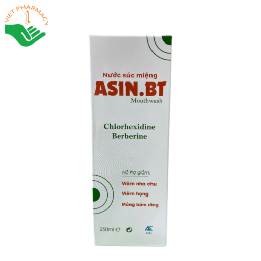 Nước súc miệng dược chất thiên nhiên kháng khuẩn ASIN 250ml
