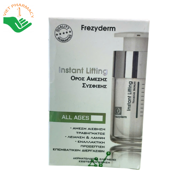 Serum giúp da mịn màng, căng bóng Frezyderm Instant Lifting Serum 15ml