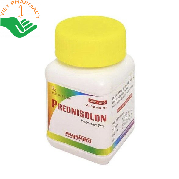 Thuốc Prednisolon 5mg Phapharco.