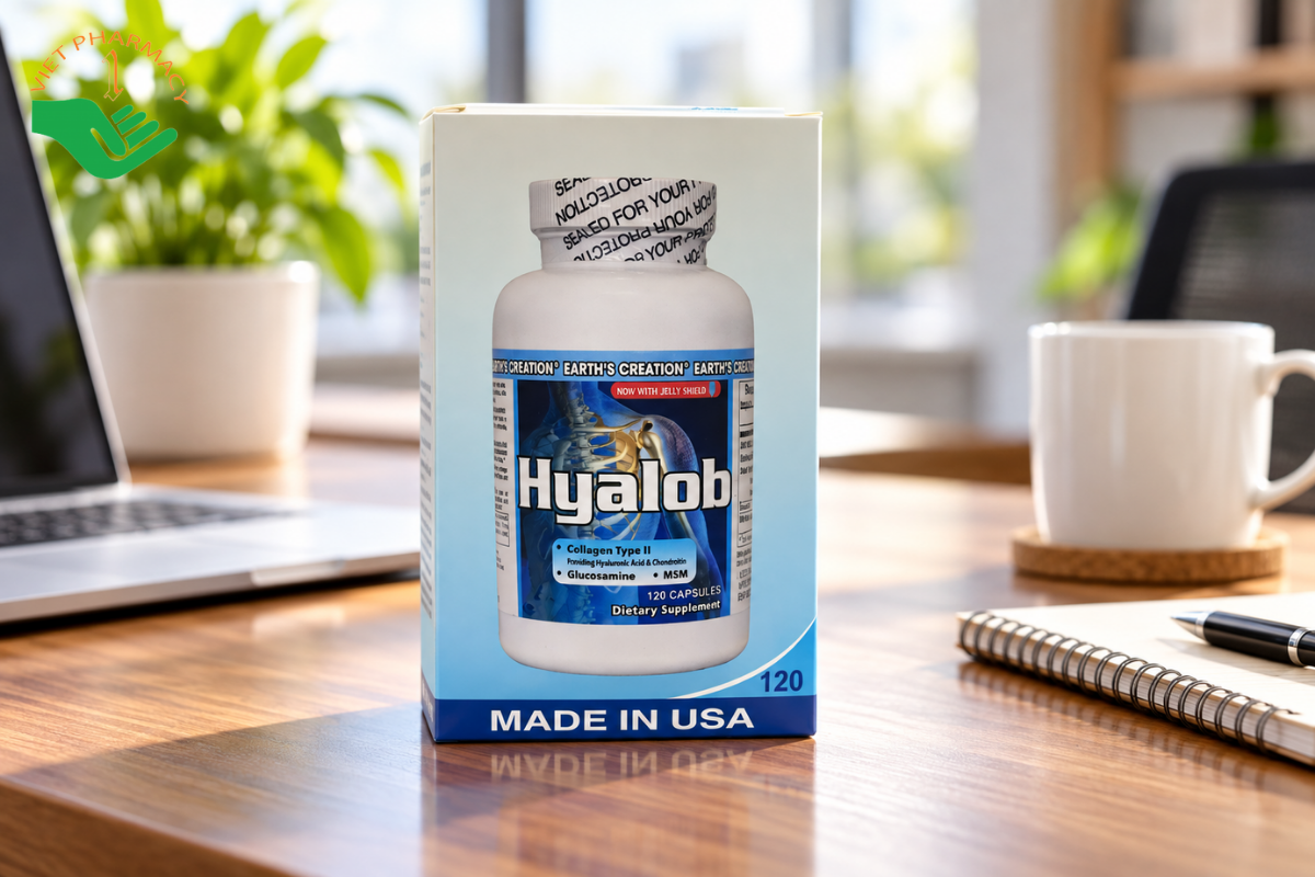 Hyalob – Hỗ trợ chăm sóc sụn khớp với Hyaluronic Acid và Collagen type II