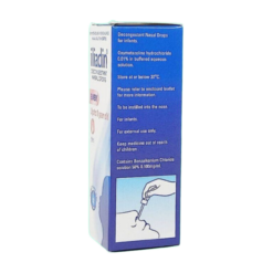 Thuốc nhỏ mũi dành cho trẻ sơ sinh Iliadin 0.01% (Hộp 1 chai 5ml)