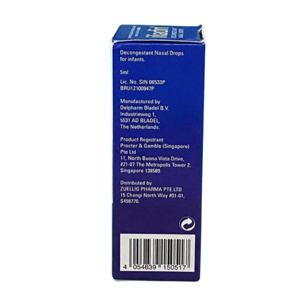 Thuốc nhỏ mũi dành cho trẻ sơ sinh Iliadin 0.01% (Hộp 1 chai 5ml)