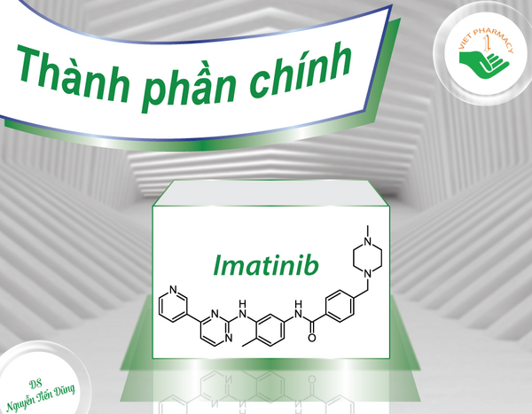 Imatinib là thành phần chính của thuốc