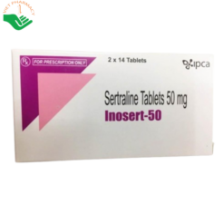 Thuốc Inosert 50 điều trị bệnh trầm cảm (2 vỉ x 14 viên)