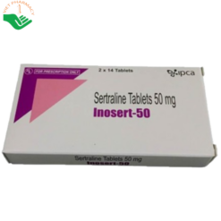 Thuốc Inosert 50 điều trị bệnh trầm cảm (2 vỉ x 14 viên)