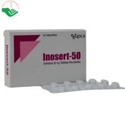 Thuốc Inosert 50 điều trị bệnh trầm cảm (2 vỉ x 14 viên)