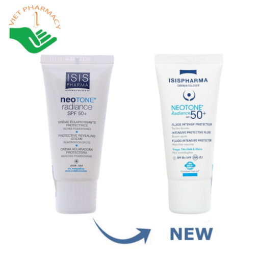 Kem chống nắng, dưỡng trắng Isis Pharma Neotone Radiance SPF50+ 30ml