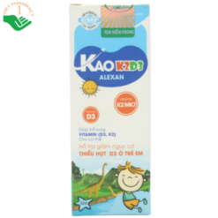 Kao K2D3 Alexan bổ sung Vitamin D3, K2 cho trẻ nhỏ