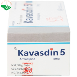 Thuốc Kavasdin 5 hỗ trợ điều trị tăng huyết áp (10 vỉ x 10 viên)