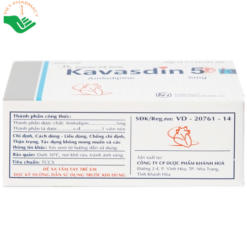 Thuốc Kavasdin 5 hỗ trợ điều trị tăng huyết áp (10 vỉ x 10 viên)