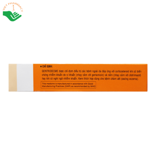 Kem bôi da Gentridecme Cream trị viêm da (Tuýp 10g)