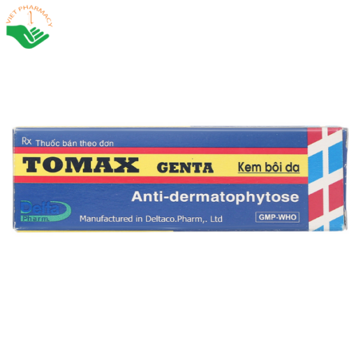 Kem bôi da Tomax Genta trị dị ứng da, nấm da (Tuýp 6g)