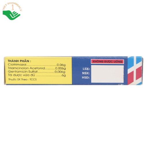 Kem bôi da Tomax Genta trị dị ứng da, nấm da (Tuýp 6g)