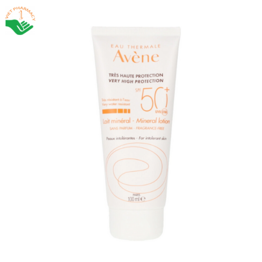 Kem chống nắng vật lý Kem chống nắng AVÈNE Very High Protection Mineral Lotion SPF50+ 100ML