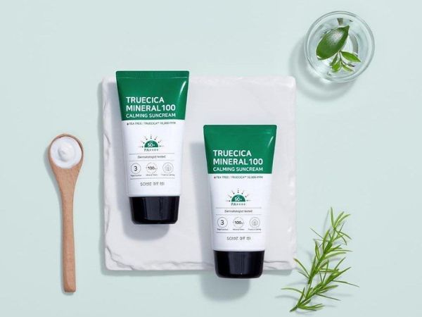 Kem chống nắng vật lý Some By Mi Truecica Mineral 100 Calming Suncream SPF 50+