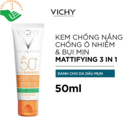Kem Chống Nắng Vichy Capital Soleil Mattifying 3in1 SPF50+