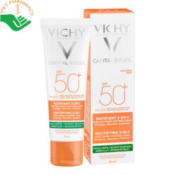 Kem Chống Nắng Vichy Capital Soleil Mattifying 3in1 SPF50+