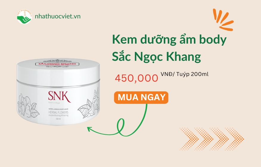 Kem dưỡng ẩm body Sắc Ngọc Khang
