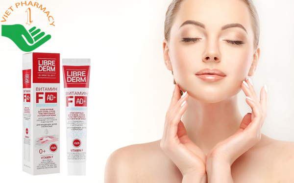 Kem dưỡng ẩm Librederm Vitamin F Semi Rich Cream.