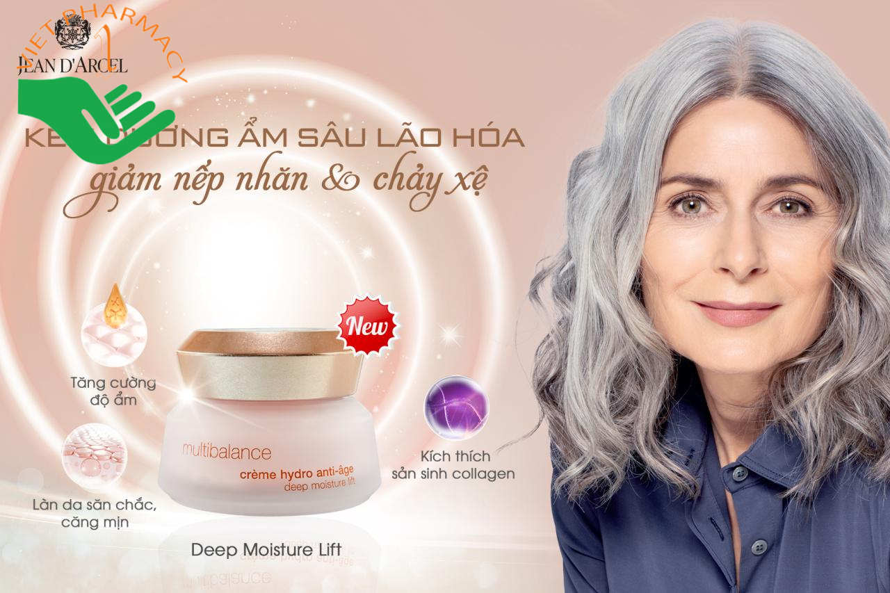 Kem dưỡng ẩm sâu lão hóa, giảm nếp nhăn và chảy xệ Jean Darcel Deep Moisture Lift
