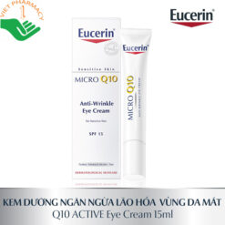 Kem dưỡng da vùng mắt Eucerin Micro Q10 Anti-Wrinkle Eye Cream SPF15