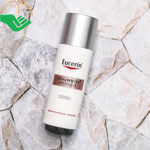 Kem dưỡng trắng da ban đêm Eucerin Ultra White Spotless Night.