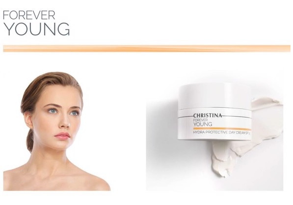 Kem dưỡng trẻ hóa, bảo vệ và chống nắng Christina Forever Young-Hydra Protective Day Cream SPF 25