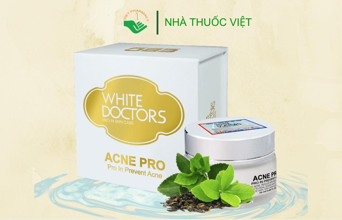 Kem hỗ trợ trị mụn White Doctors Acne Pro