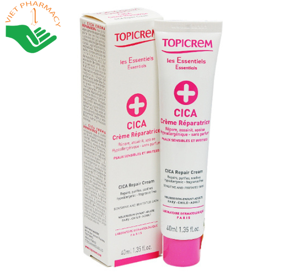 kem-lam-lanh-da-chong-nhiem-khuan-topicrem-cica-soothing-cream-40ml-1 Kem làm lành da, chống nhiễm khuẩn Topicrem CICA Soothing Cream 40ml