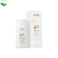 Kem chống nắng BABE SUPER FLUID HYALURONIC ACID SUNCREEN SPF50