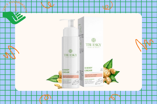 Kem tan mỡ bụng sau sinh Truesky S Body Cream
