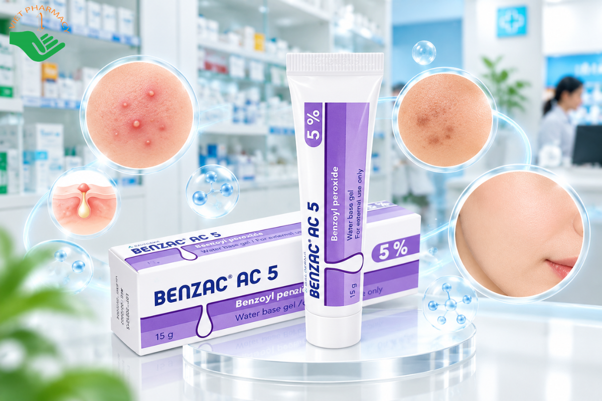 Kem trị mụn Benzac AC 5% có tốt không?