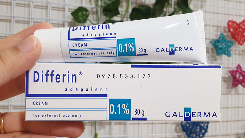 Kem trị mụn Differin Adapalene Cream