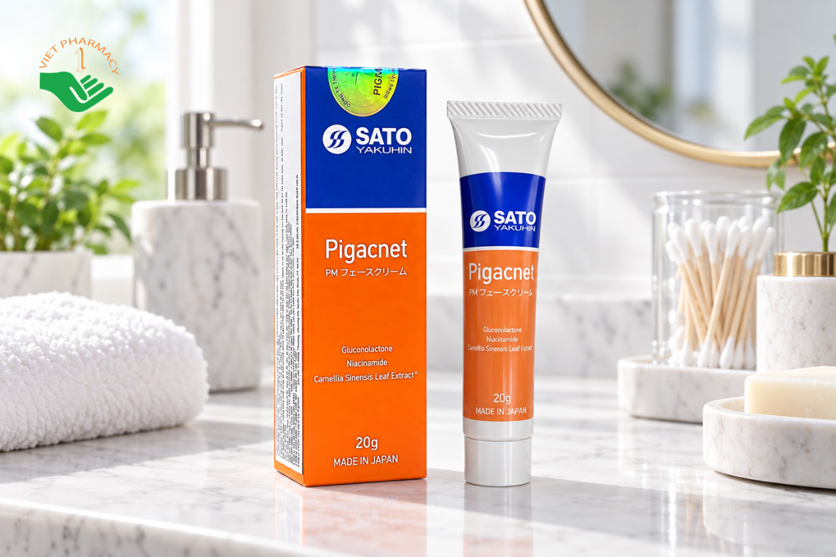 Kem hỗ trợ giảm mụn mông SATO YAKUHIN Pigacnet 20g