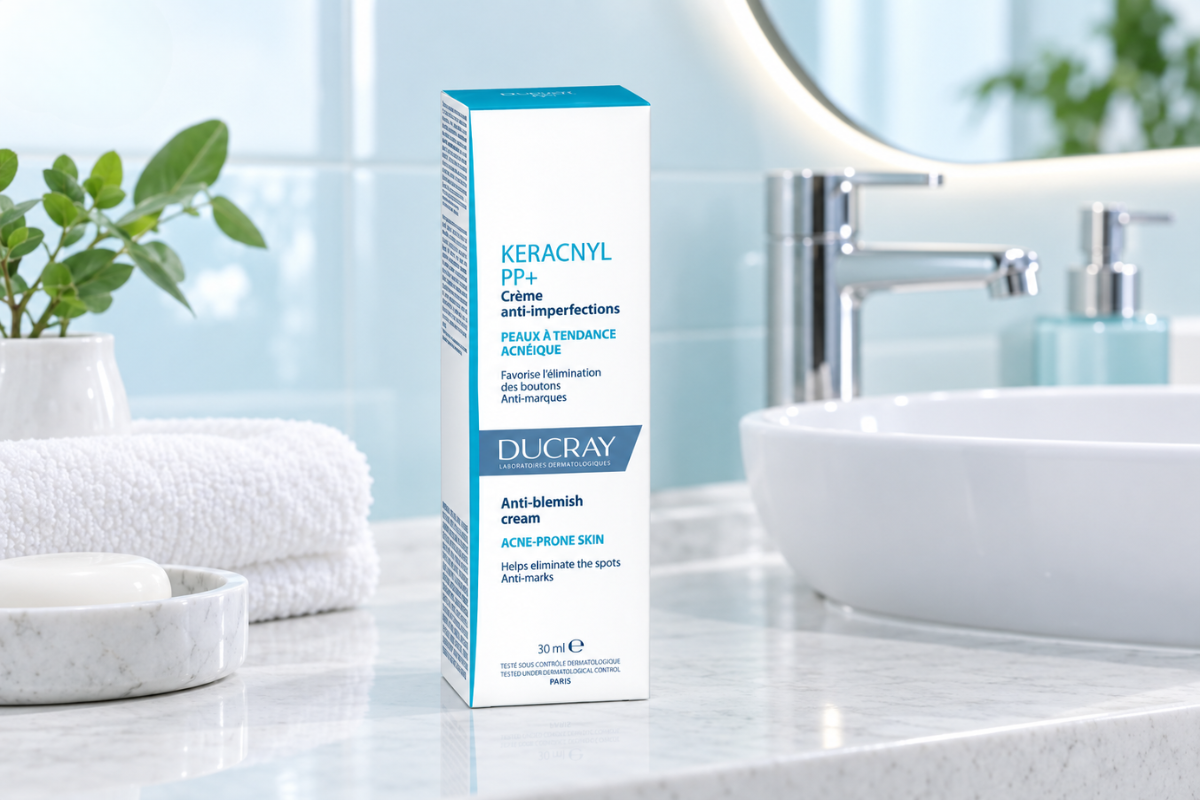 Thuốc trị mụn mông Ducray Keracnyl PP Anti- Blemish Soothing Cream