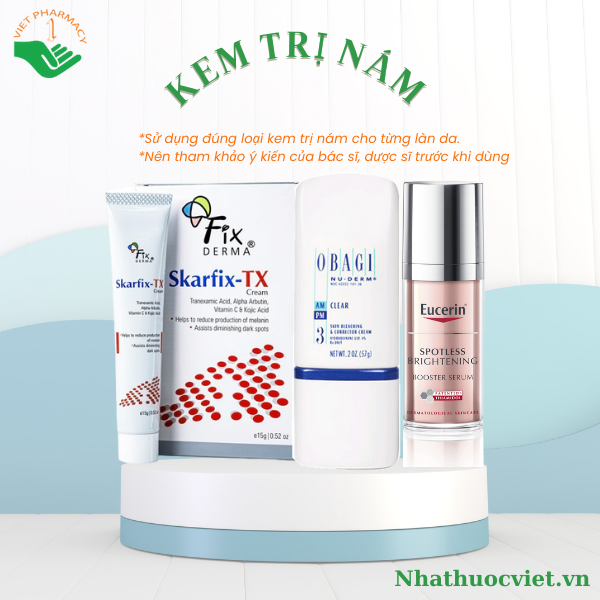 nên sử dụng kem trị nám chân sâu phù hợp loại da