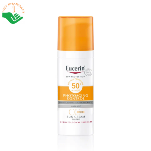 Kem chống nắng có màu Eucerin Sun Dry Touch CC SPF50+ 50ML