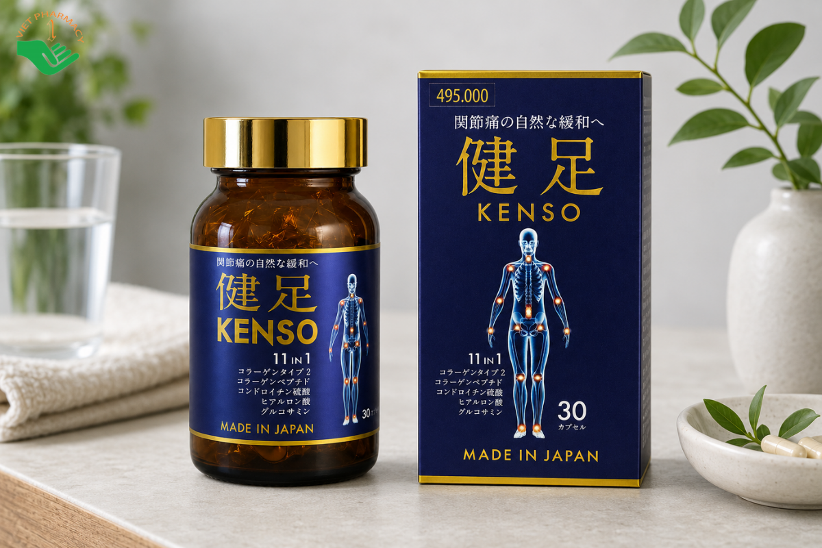 Viên uống hỗ trợ giảm đau khớp KENSO 