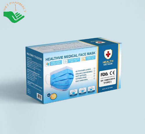 Khẩu trang y tế 4 lớp Healthvie