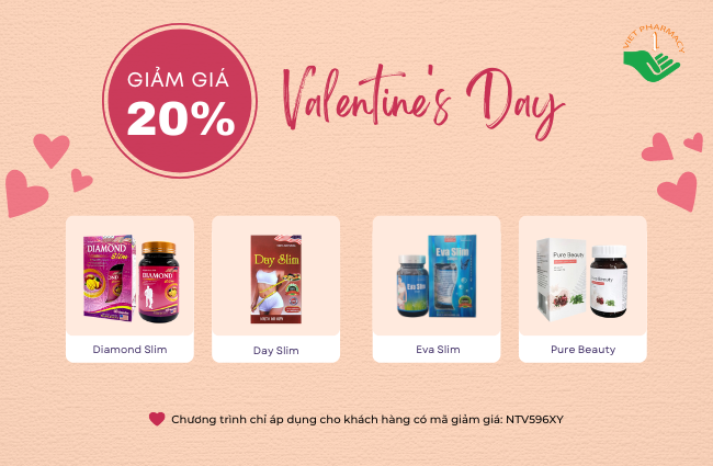 Khuyến mãi Valentine Nhà Thuốc Việt