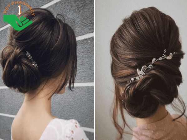 Tóc búi theo phong cách của các nữ nghệ sĩ Hàn Quốc đang trở thành xu hướng và rất được  bạn trẻ ưu ái.