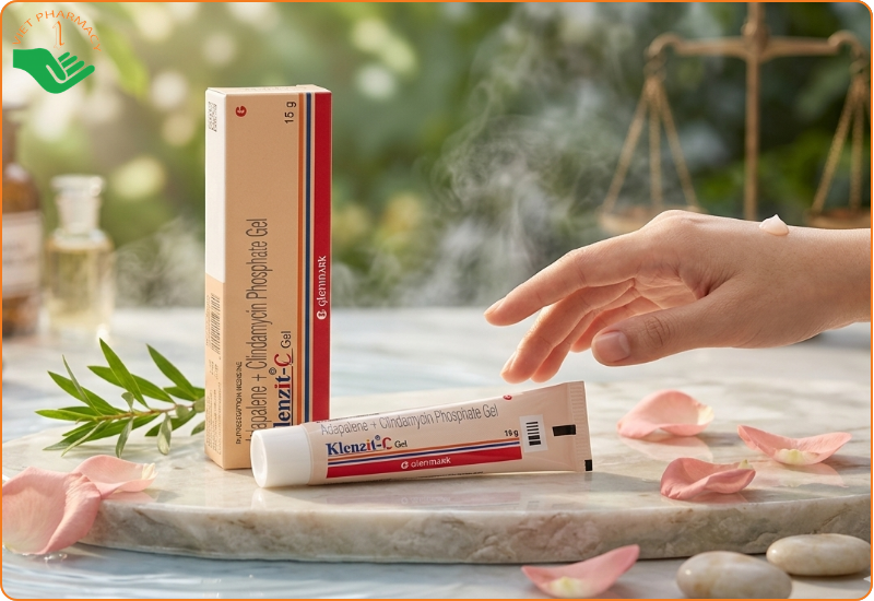 Klenzit C Gel điều trị mụn trứng cá (Tuýp 15g)
