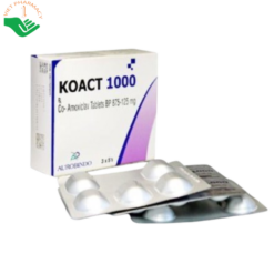 Thuốc Koact 1000 điều trị bệnh nhiễm khuẩn (3 vỉ x5 viên)